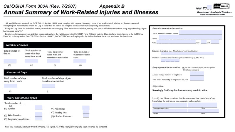 300a - | CAL-OSHA Reporter